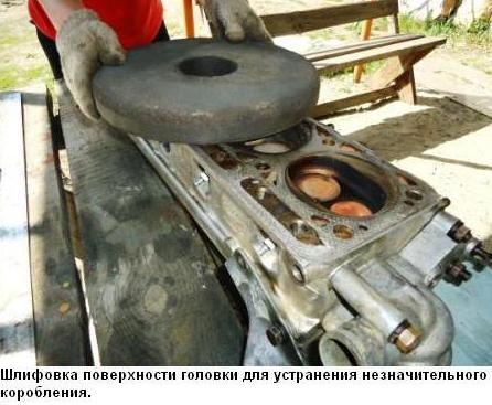 Repair of the cylinder head of the ZMZ-402 engine of the GAZ-2705 car