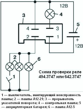 Как проверить реле авто