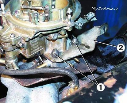 Dismantling the K-151 carburetor from the GAZ-2705 engine