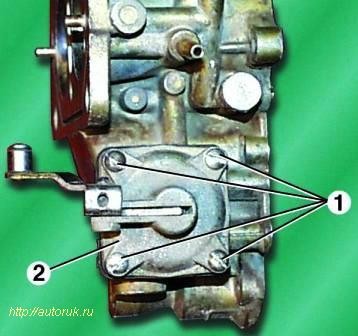 Desmontaje y montaje del carburador GAZ-3110