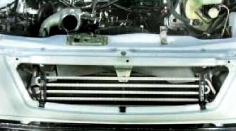Removing and installing an oil cooler of a Gazelle car