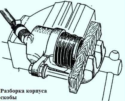 Ремонт переднього гальма ГАЗ-2705