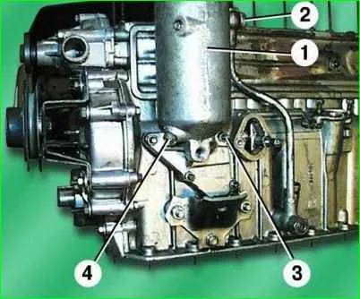 Austausch des Ölfilters GAZ-2705