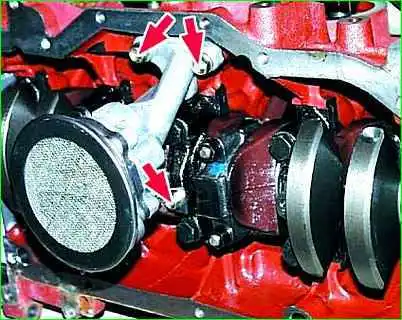 Снятие ремонт и установка маслонасоса ГАЗ-2705