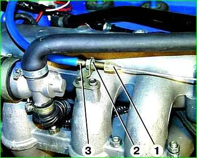 Ersetzen des Gaskabels GAZ-2705