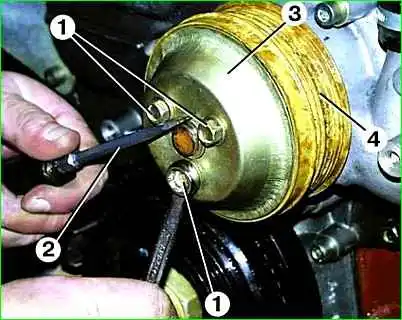 Removing the water pump