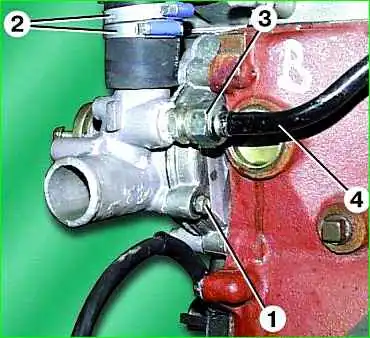 Removing the water pump