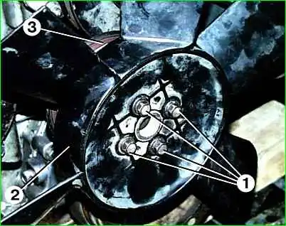 Removing the water pump