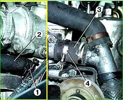 Removing the water pump