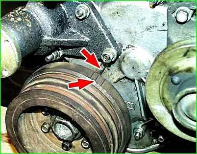 Einstellen des Zündzeitpunkts des ZMZ-402-Motors