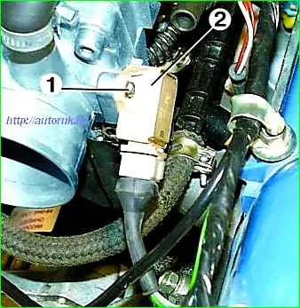 Снятие дроссельного узла ГАЗ-2705