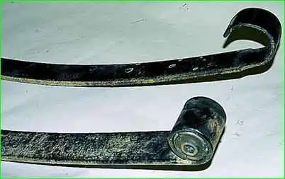 Removal and repair of the front spring GAZ-2705