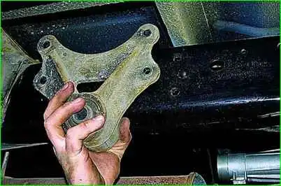 Removal and repair of the front spring GAZ-2705