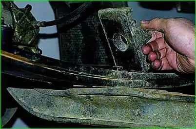 Removal and repair of the front spring GAZ-2705