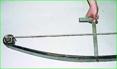 Removal and repair of the front spring GAZ-2705