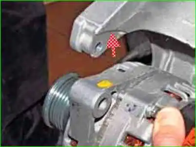 Reemplazo de la correa del generador Lada Granta