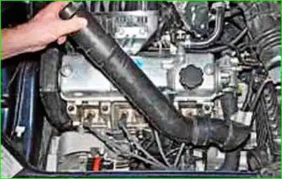 Entfernung und Einbau des Luftfiltergehäuses Entfernen und Einbauen des Luftfiltergehäuses