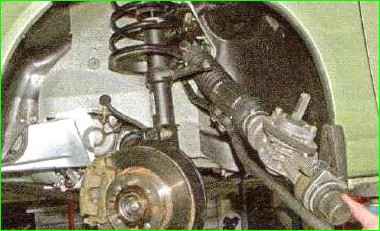 Removal and installation of the Lada Granta steering mechanism