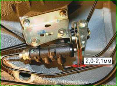 Adjusting the pressure regulator drive