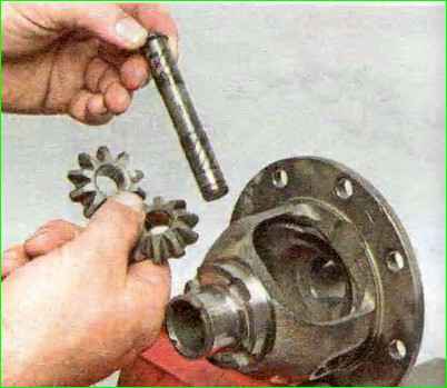 Disassembling the differential
