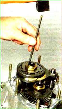 Demontage und Montage des Getriebes Getriebe Lada Granta