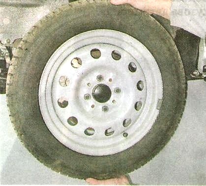 Проверка шин и колес автомобиля