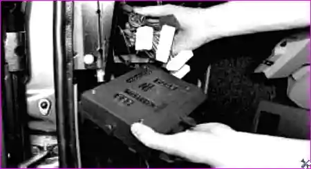 Снятие монтажного блока