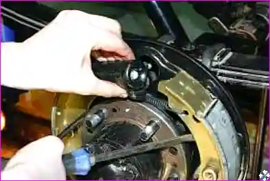 Разжатие колодок