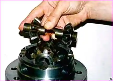 Разъединенные чашки коробки дифференциала