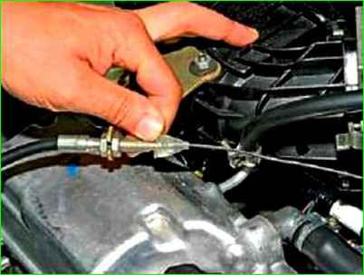 How to replace the throttle cable
