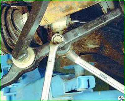 Repair of car front suspension arm