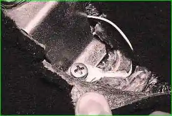 Repairing the parking brake lever