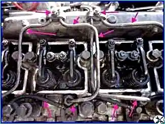 Disassembly of a diesel engine of a KamAZ car