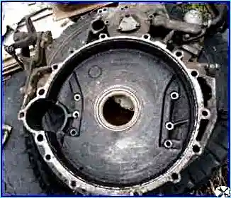 Disassembly of a diesel engine of a KamAZ car