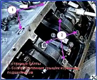 Disassembly of a diesel engine of a KamAZ car