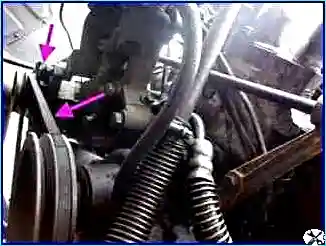 Disassembly of a diesel engine of a KamAZ car