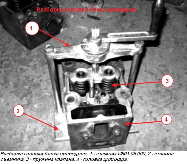 Cómo lapear las válvulas de un cilindro Kamaz 407 diesel cabeza