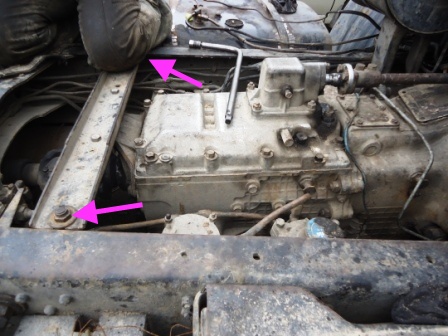 Removing and installing a Kamaz vehicle gearbox