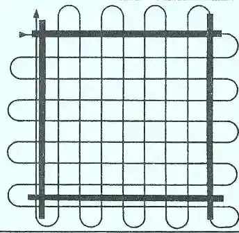 Схема нанесения лака