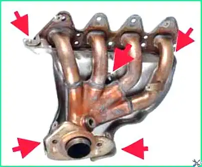 Қалай K4M сору коллекторының тығыздағышын ауыстыру К4M шығару коллекторының тығыздағышын қалай ауыстыруға болады