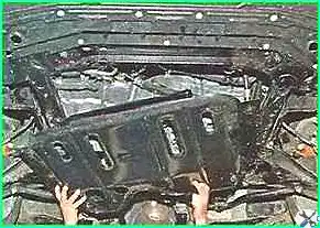 How to replace the engine coolant Lada Largus