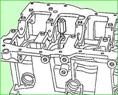 Vorgehensweise zur Demontage des Zylinderblocks des K4M-Motors