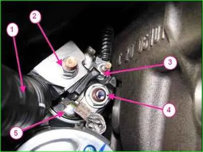 So entfernen Sie den Anlasser des Lada Largus-Autos