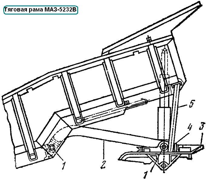 Traction frame MAZ-5232V