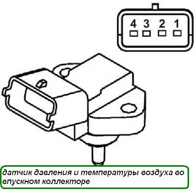 датчик давления и температуры наддувочного воздуха ЯМЗ-650