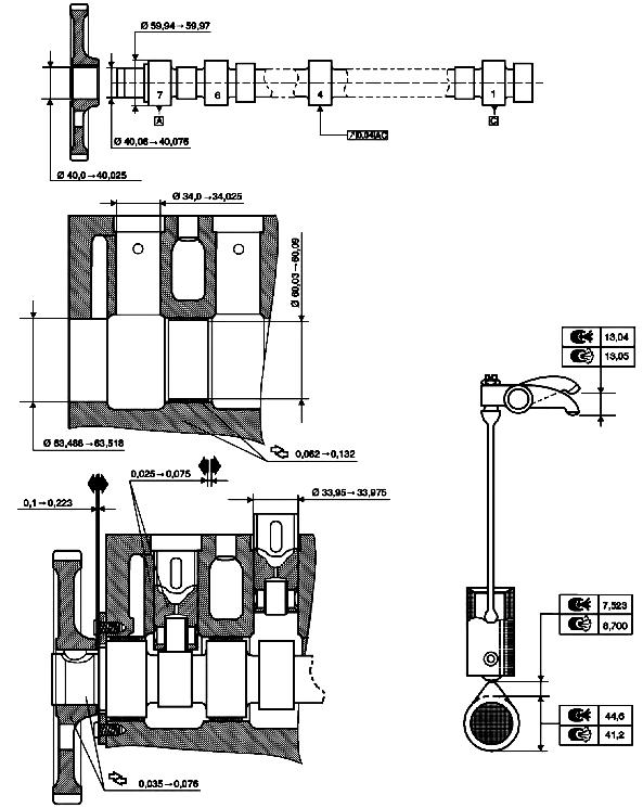 Installing the YaMZ-650 camshaft