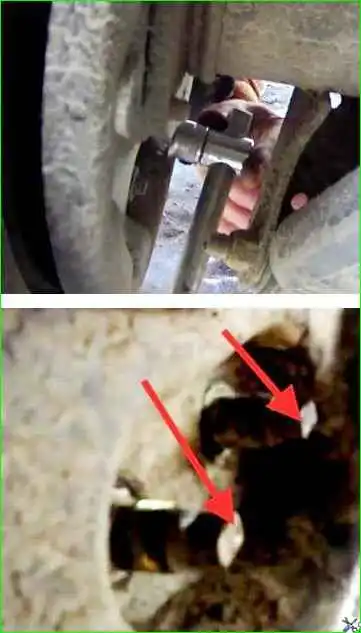 Снятие и установка колодок заднего колеса Снятие и установка колодок заднего колеса