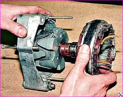 Вынимание статора