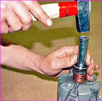 Запрессовка нового подшипника