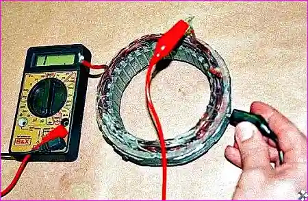 Проверка обмотки статора на корпус